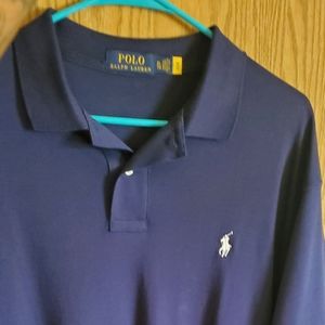 XL navy blue polo shirt